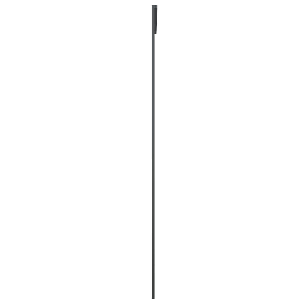 Sliding Door Frosted ESG Glass and Aluminium 102.5x205 cm Black Price