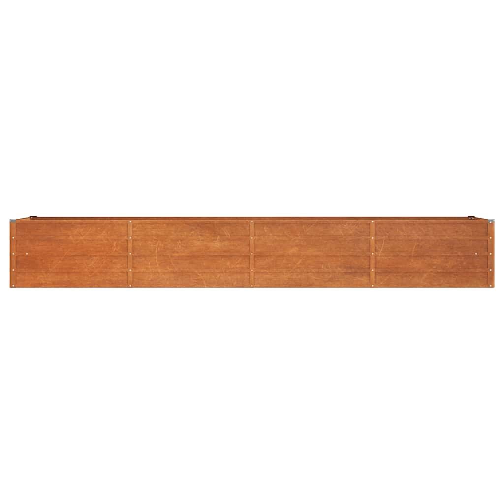 Garden Raised Bed Rusty 320x80x45 cm Corten Steel Price