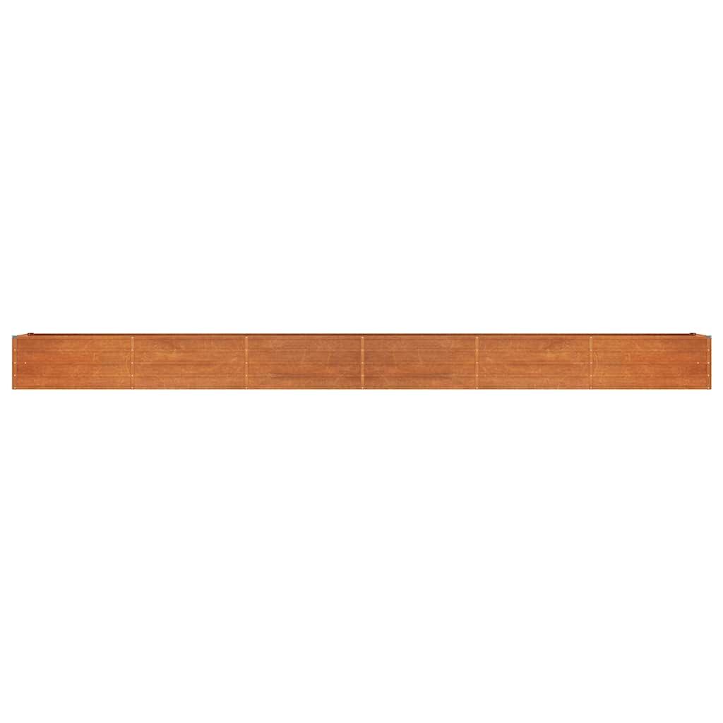 Garden Raised Bed Rusty 600x80x45 cm Corten Steel Price