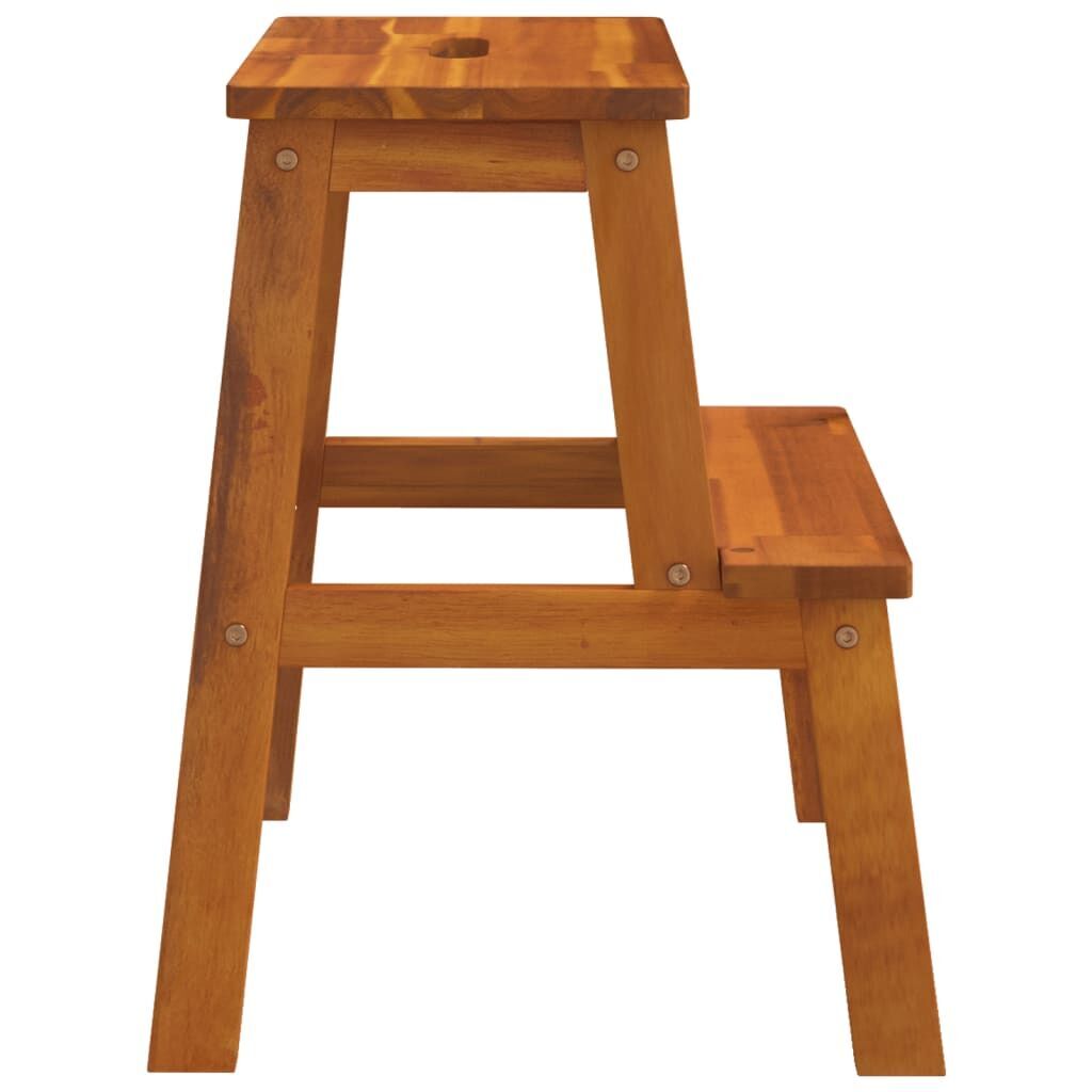2 Step Stool 40x38x50 cm Solid Wood Acacia Price