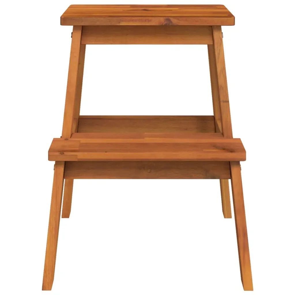 2 Step Stool 40x38x50 cm Solid Wood Acacia Price