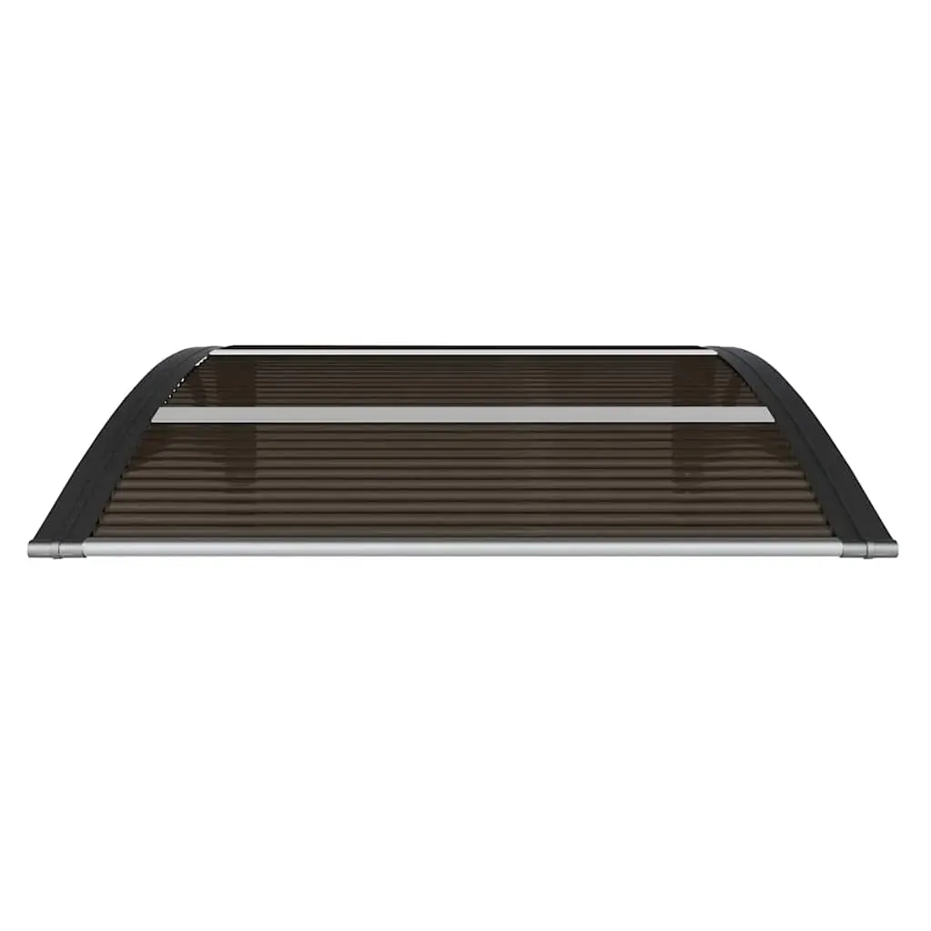 Door Canopy Black 80x75 cm Polycarbonate Price
