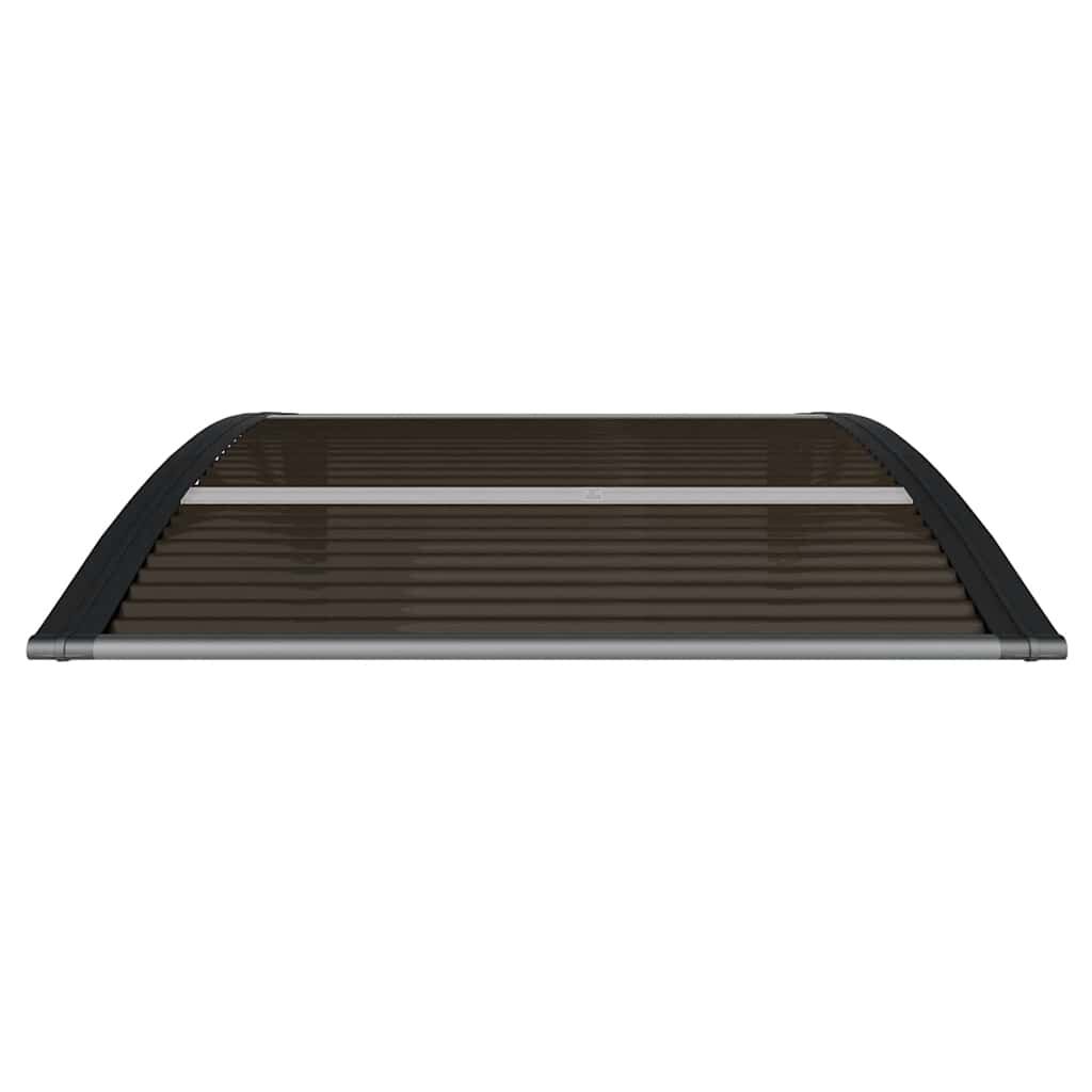 Door Canopy Black 100x80 cm Polycarbonate Price