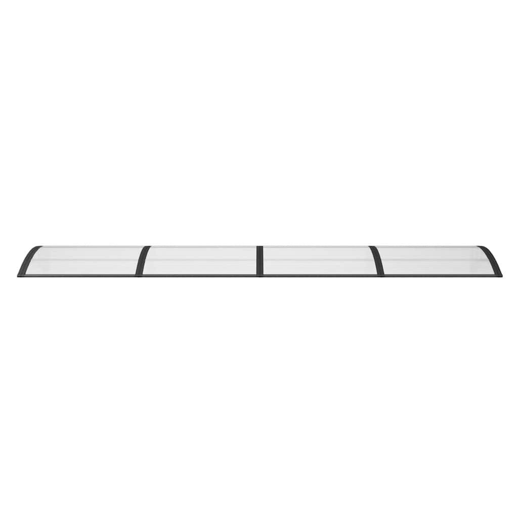 Door Canopy Black 350x100 cm Polycarbonate Price