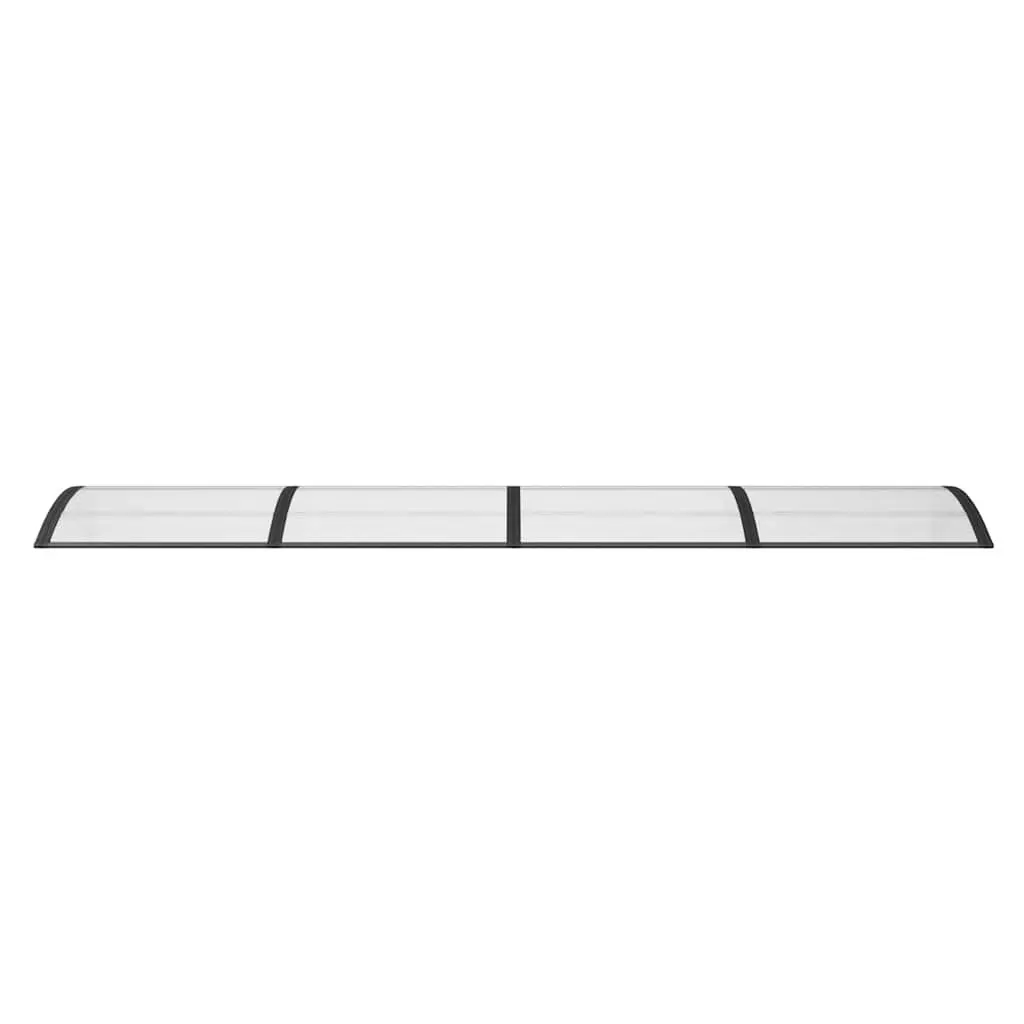 Door Canopy Black 350x100 cm Polycarbonate Price