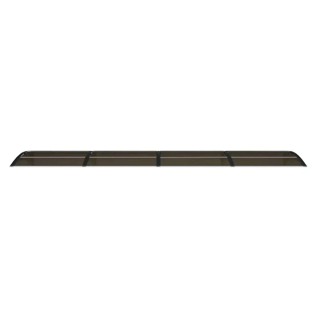 Door Canopy Black 400x75 cm Polycarbonate Price