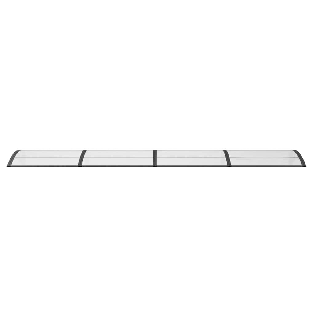 Door Canopy Black 400x100 cm Polycarbonate Price