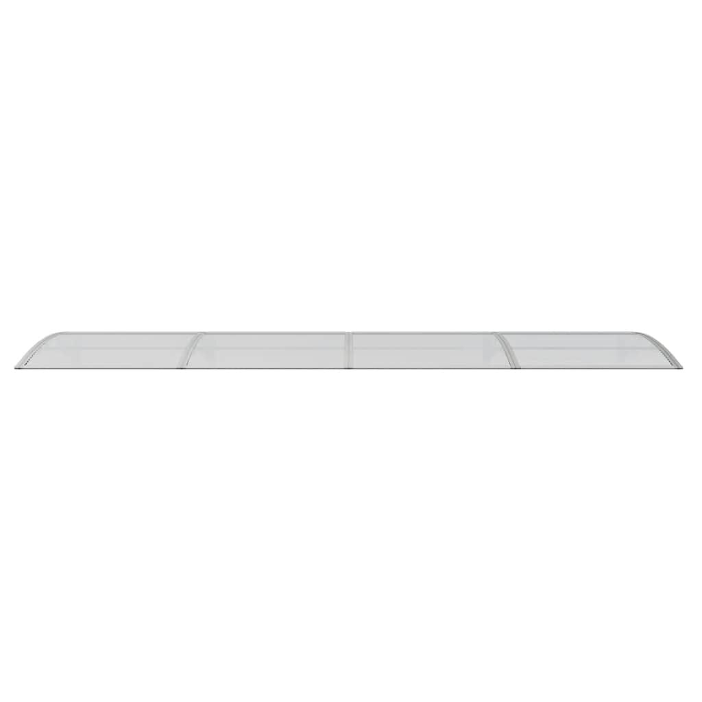 Door Canopy Grey 400x100 cm Polycarbonate Price
