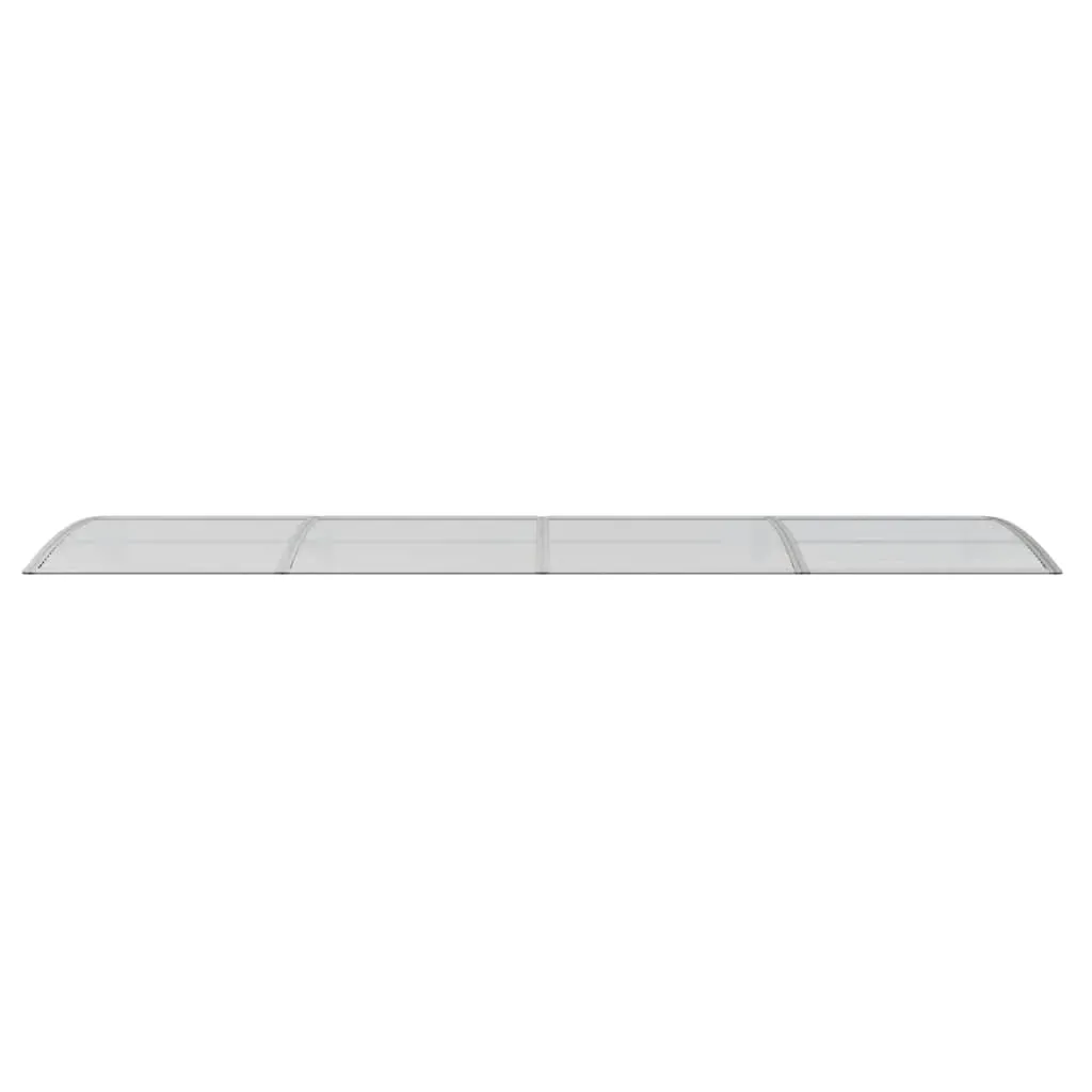 Door Canopy Grey 400x100 cm Polycarbonate Price