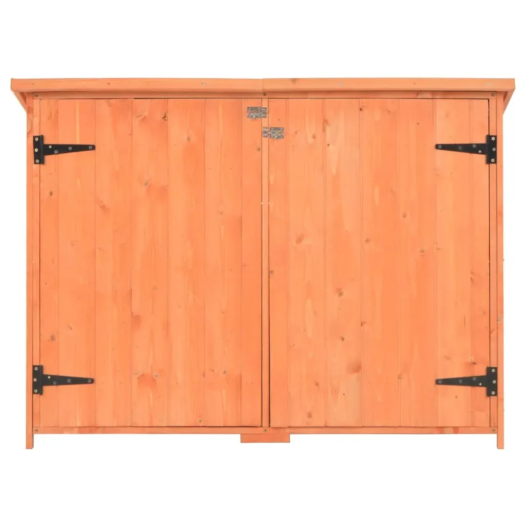 Garden Storage Shed 128x42x91 cm Wood Price