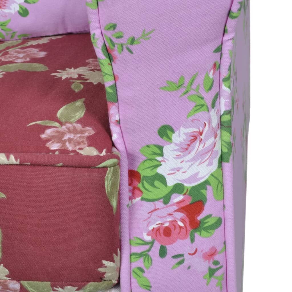 Armchair with Patchwork Design Fabric Price