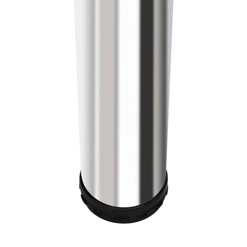 Bar Table MDF with 2 Steel Legs High Gloss White Price