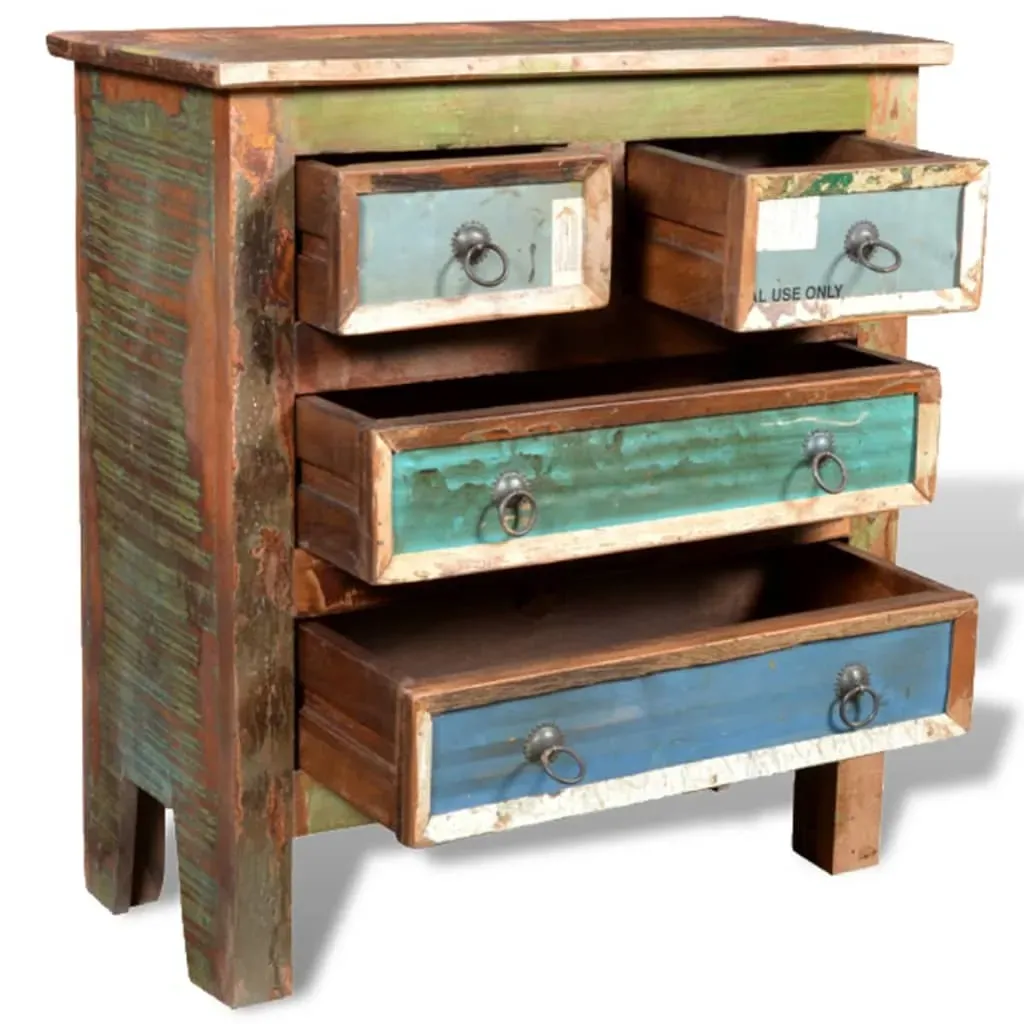 Reclaimed Cabinet Solid Wood with 4 Drawers Price
