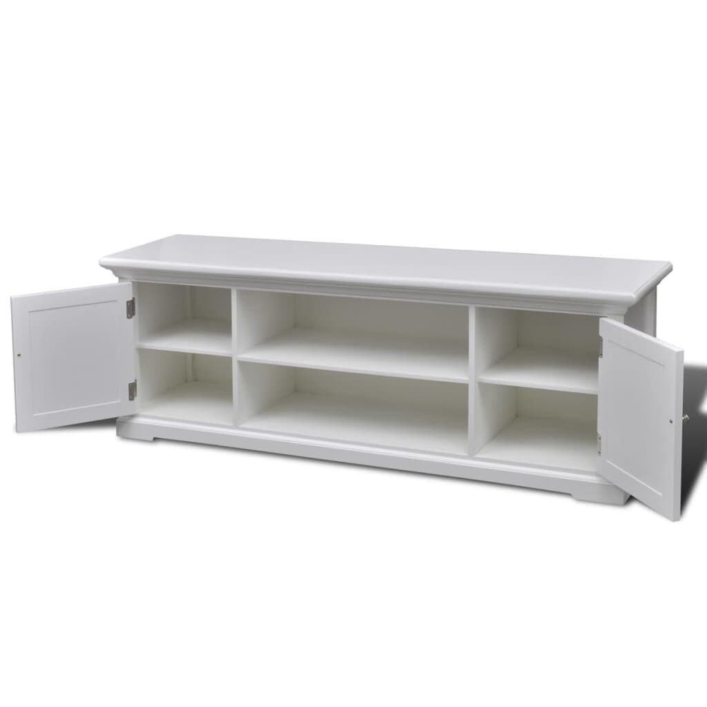 TV Stand White Wood Price