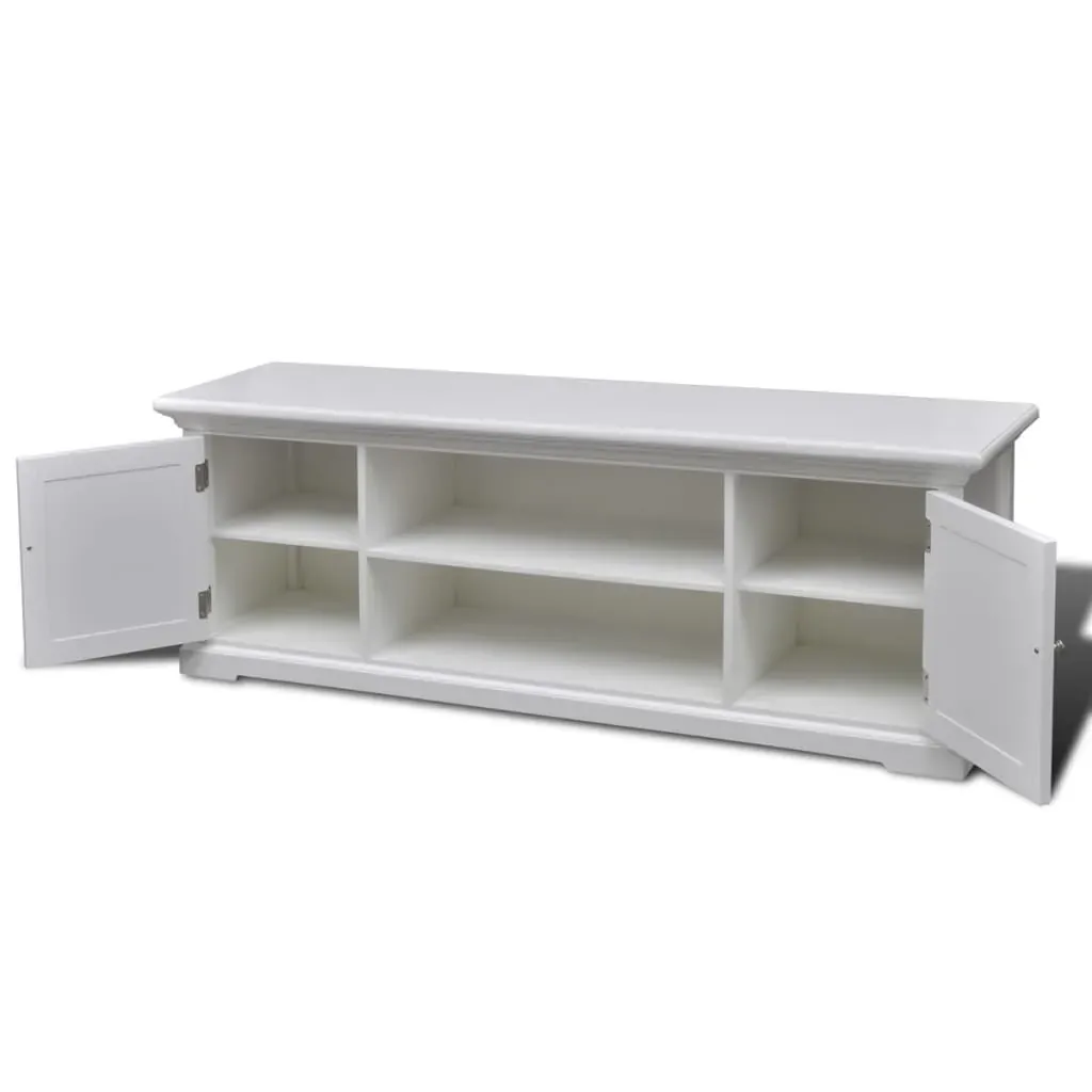 TV Stand White Wood Price
