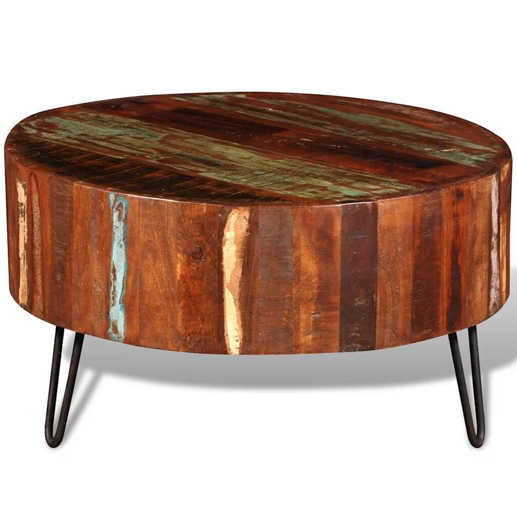 Coffee Table Solid Reclaimed Wood Round Price