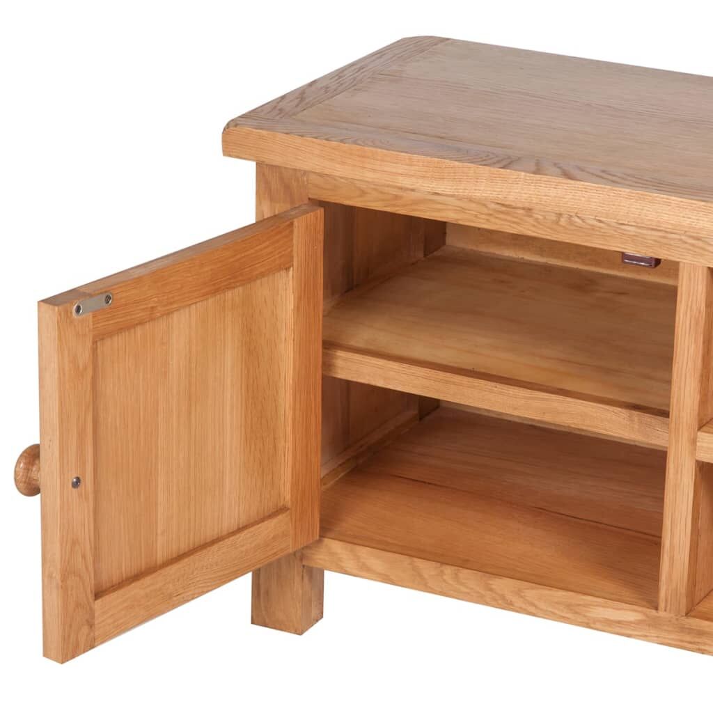 TV Cabinet 103 x 36 x 46 cm Solid Oak Wood Price