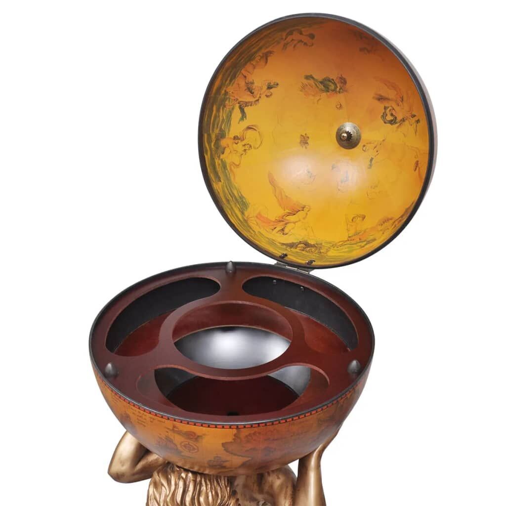 Globe Bar Wine Stand Atlas Design 42x42x85 cm Price