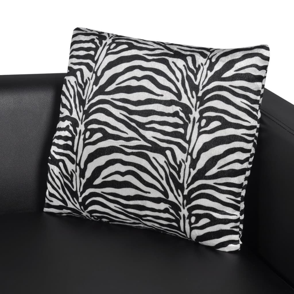 Armchair Black Faux Leather Price