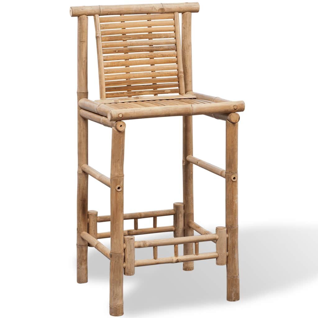 Bar Stools 2 pcs Bamboo Price