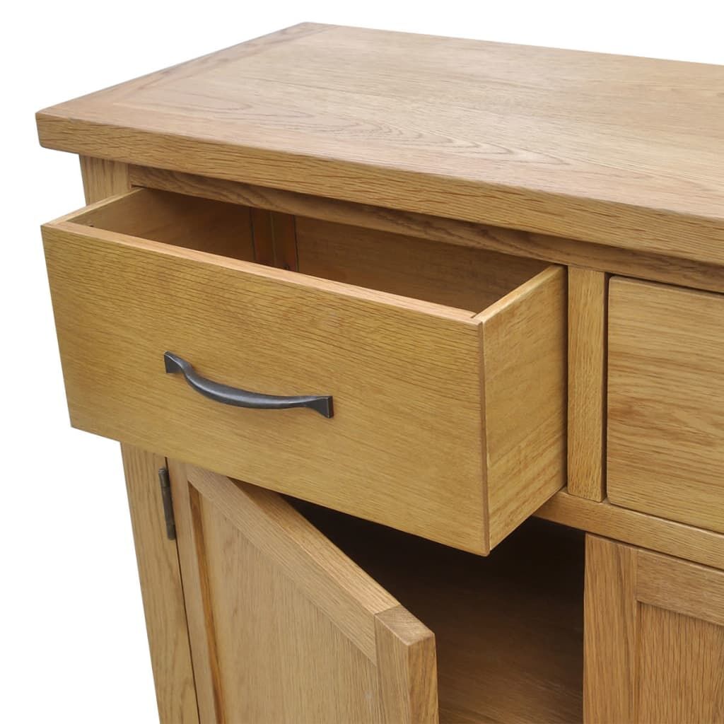 Sideboard 90x33.5x83 cm Solid Oak Wood Price