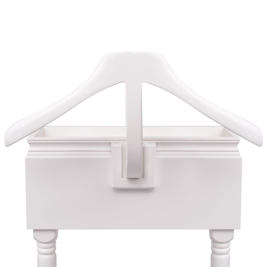 Clothing Rack with Cabinet Wood White Price