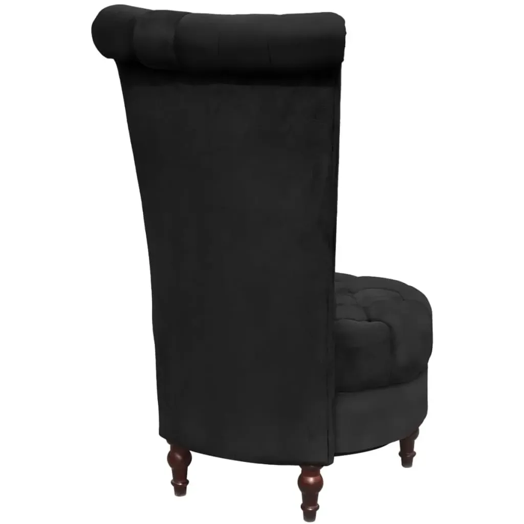 High Back Sofa Chair Black Fabric Price