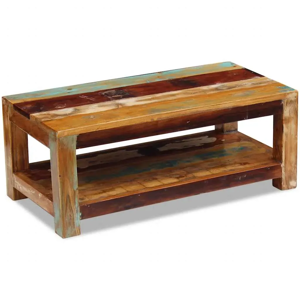Coffee Table Solid Reclaimed Wood 90x45x35 cm Price