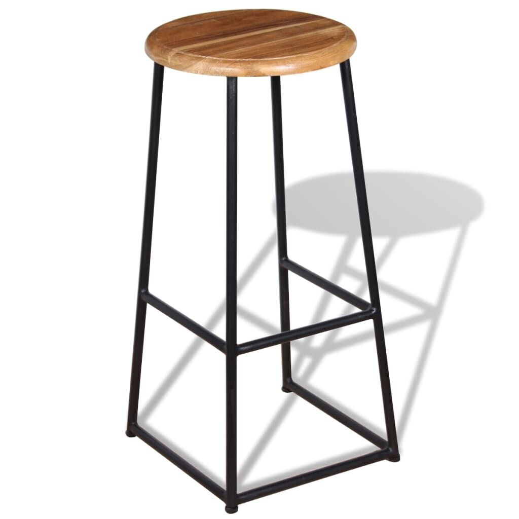 Bar Stools 2 pcs Solid Teak Wood Price