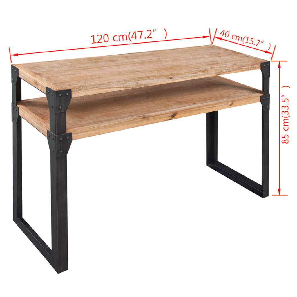 Console Table Solid Acacia Wood 120x40x85 cm Price