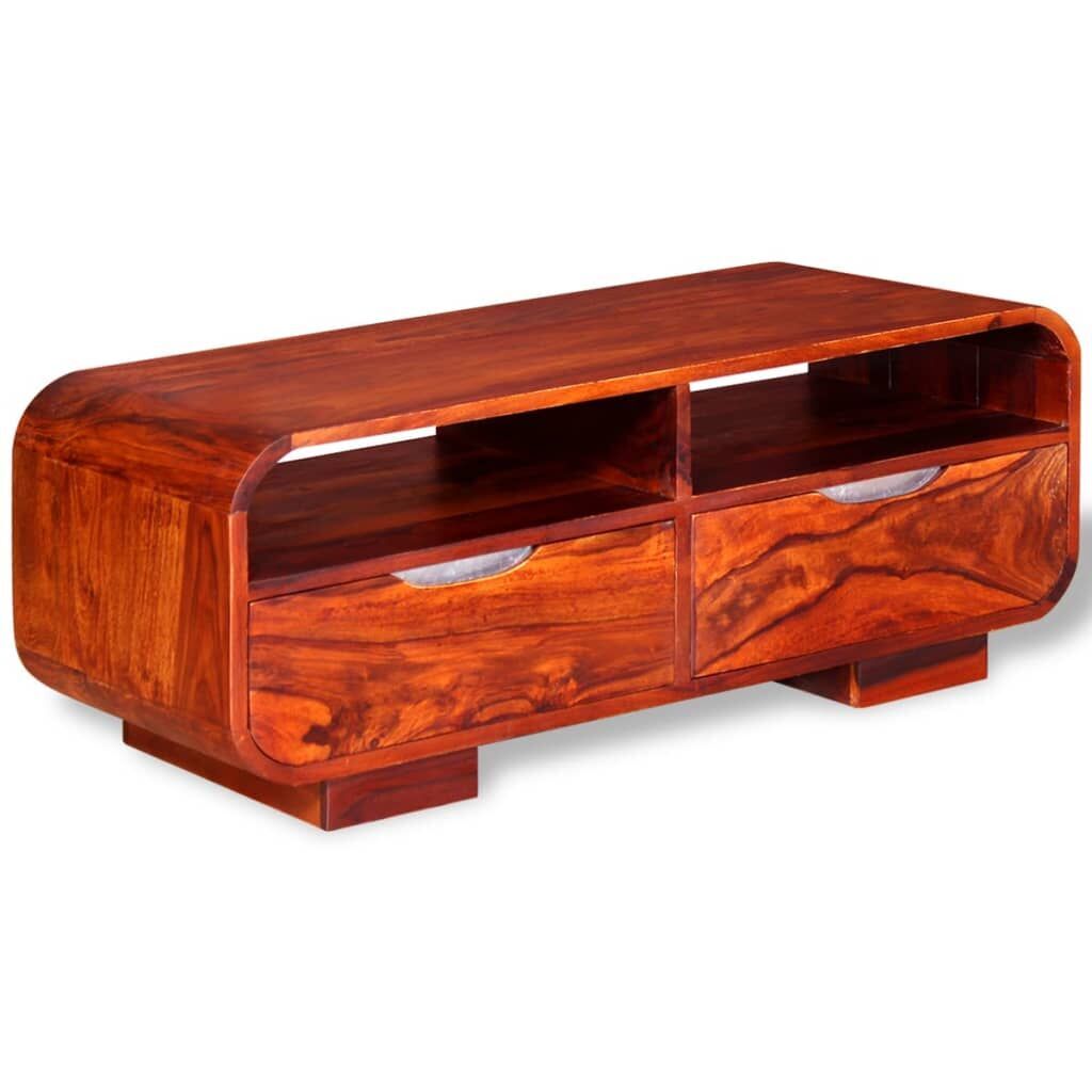 Coffee Table Solid Acacia Wood 90x40x35 cm Price