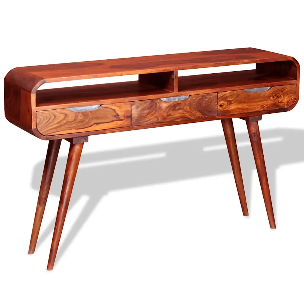 Console Table Solid Acacia Wood 120x30x75 cm Price