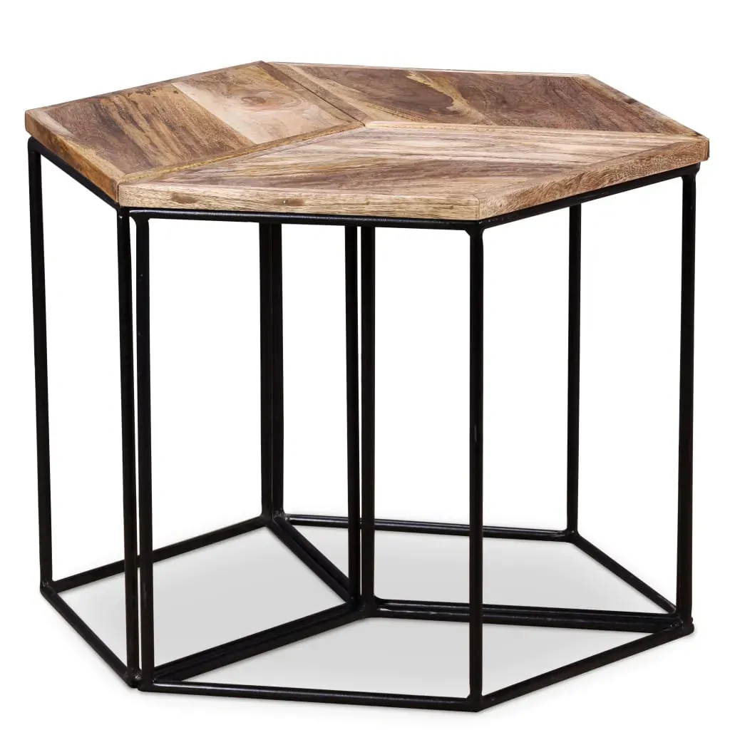Coffee Table Solid Mango Wood 56x48x40 cm Price