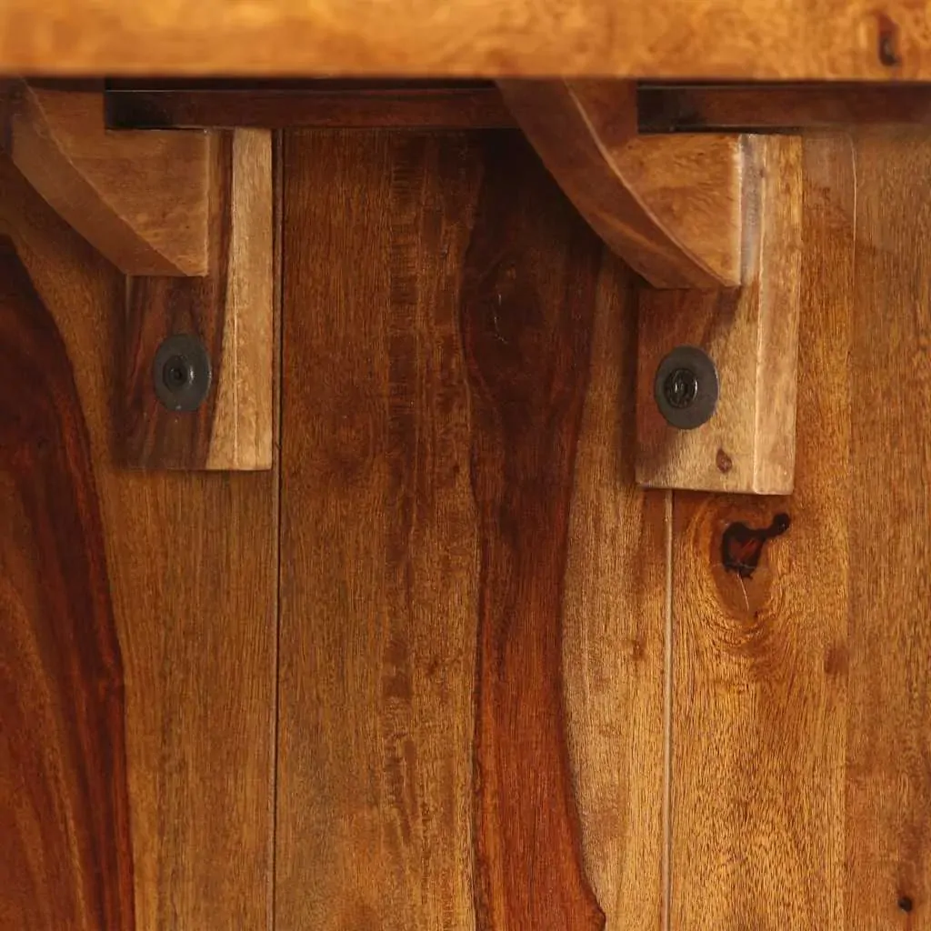 Sideboard/Desk Solid Acacia Wood Brown Price