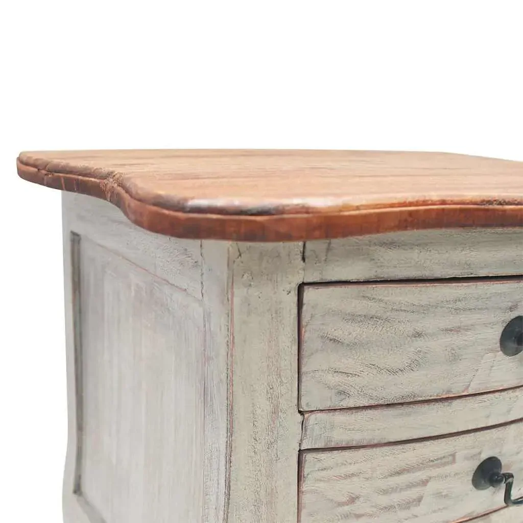 Bedside Cabinet Solid Mahogany Wood 48x35x64 cm Price