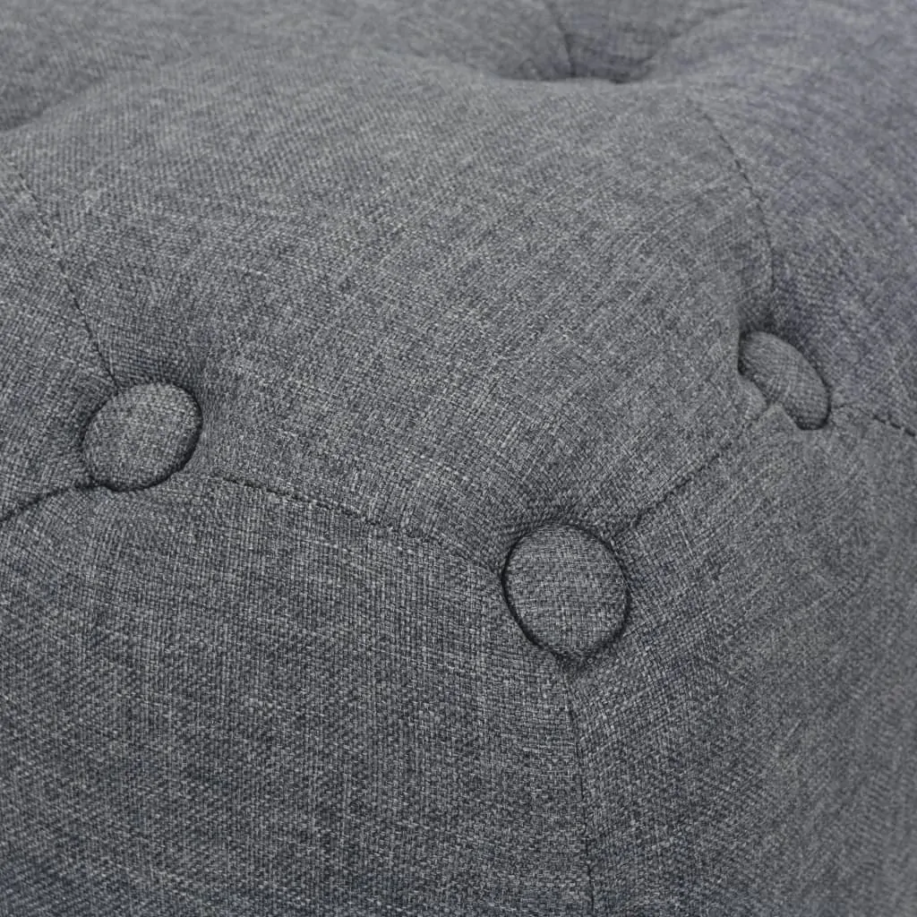 Pouffe Fabric 80x80x30 cm Dark Grey Price