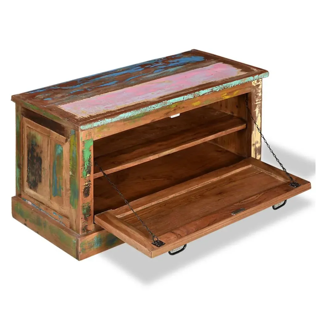 Shoe Storage Bench Solid Reclaimed Wood Price