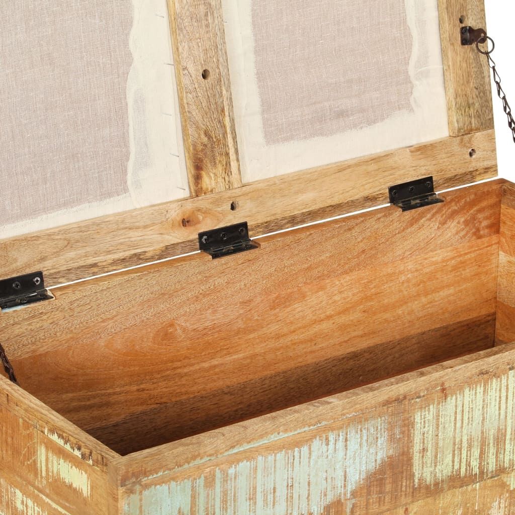Storage Bench Solid Reclaimed Wood 80x40x40 cm Price
