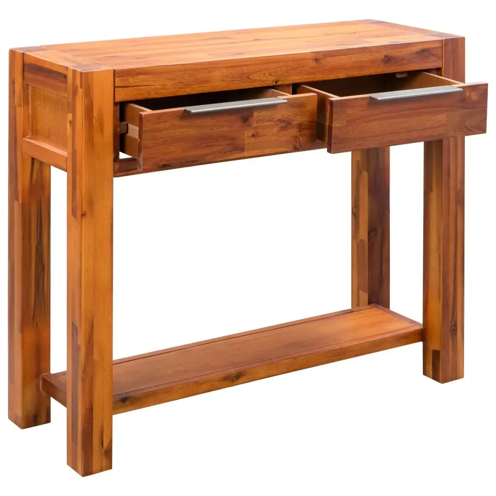 Console Table Solid Acacia Wood 86x30x75 cm Price