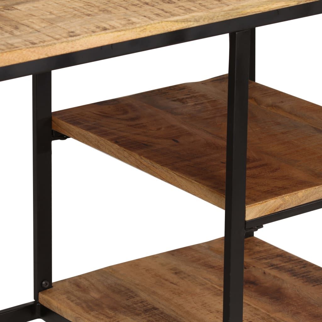 Desk with Folding Stool Solid Mango Wood 115x50x76 cm Price