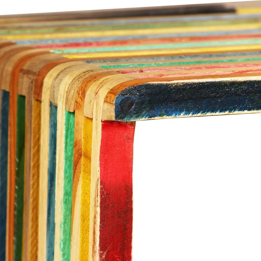 Wall Shelf Set 3 pcs Multicolour Solid Reclaimed Teak Price