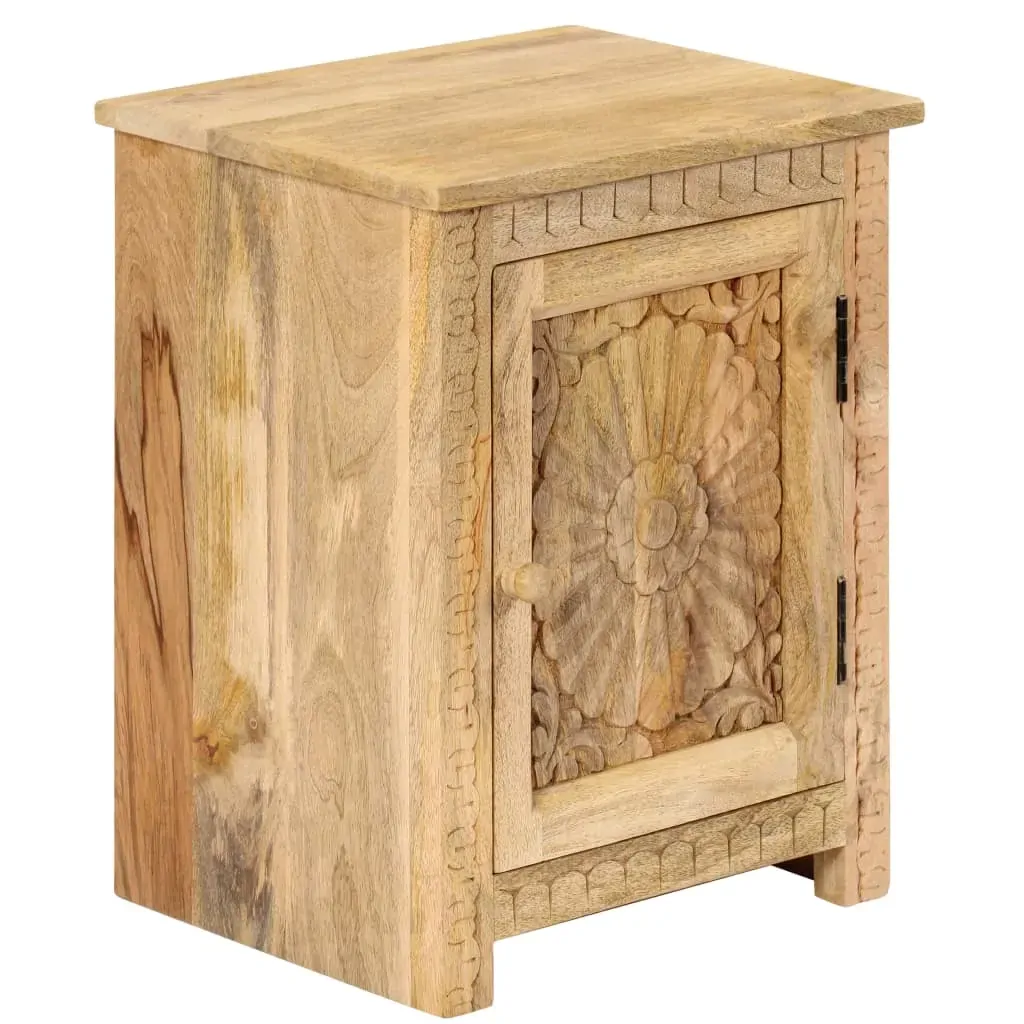 Bedside Table Solid Mango Wood 40x30x50 cm Price