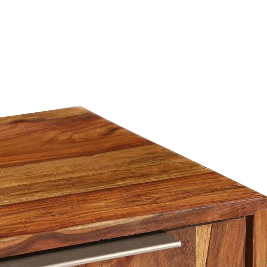 TV Cabinet Solid Acacia Wood with Honey Finish 118x30x40 cm Price