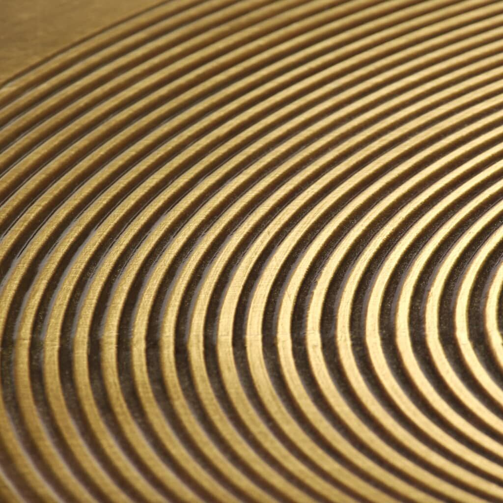 Table Set 2 Pieces Brass-covered MDF Price