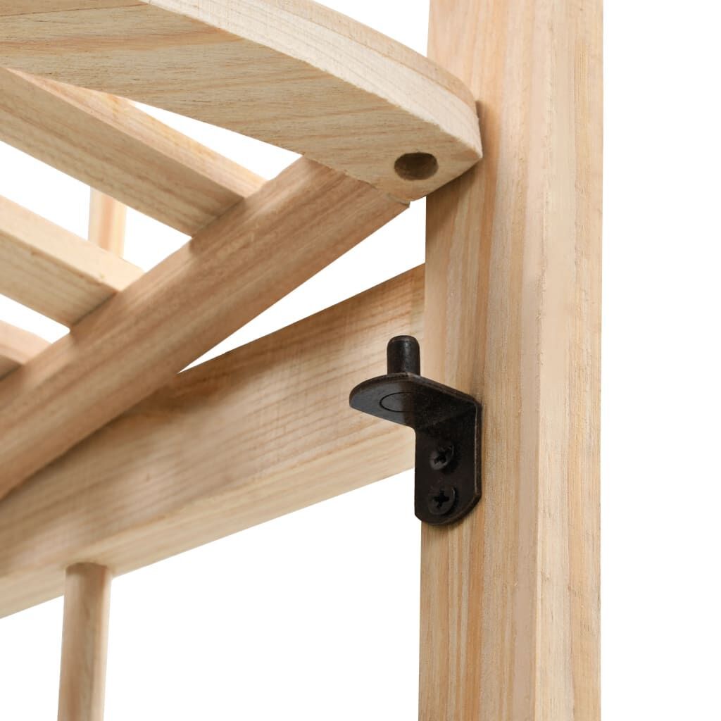 Corner Shelf Cedar Wood 27x27x110 cm Price