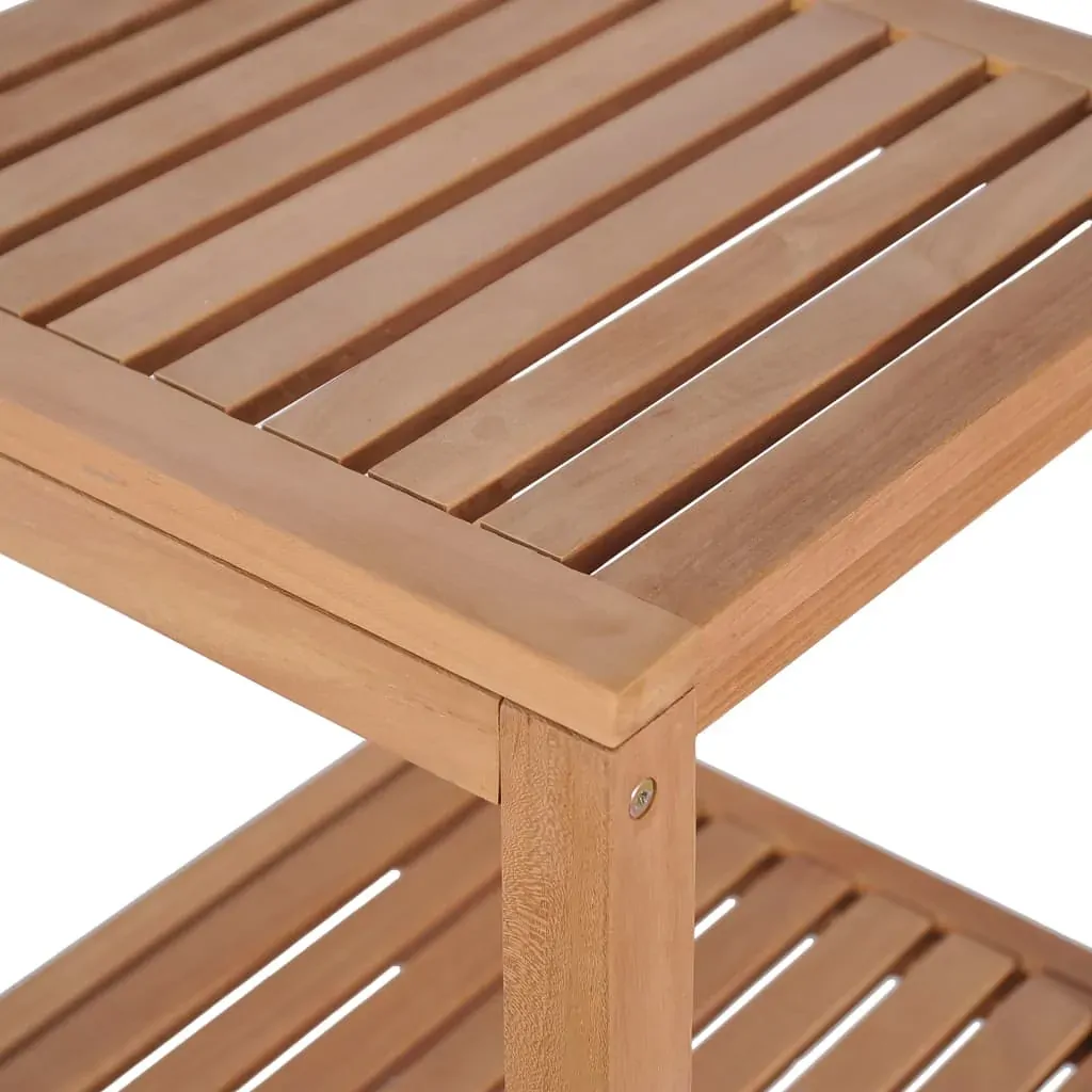 4-Tier Bathroom Storage Rack Solid Teak 42x42x165 cm Price