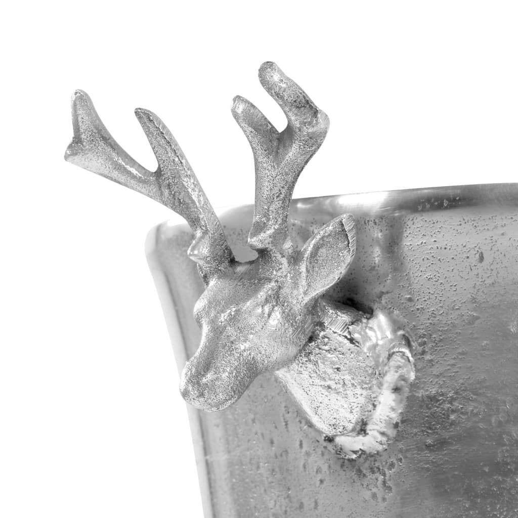 Champagne Cooler Solid Aluminium 39x29x71 cm Silver Price