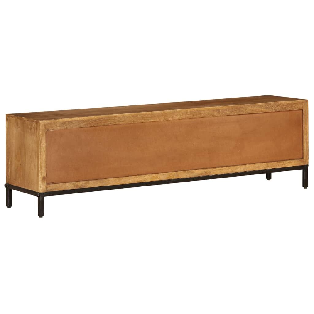 TV Cabinet Solid Mango Wood 140x30x40 cm Price
