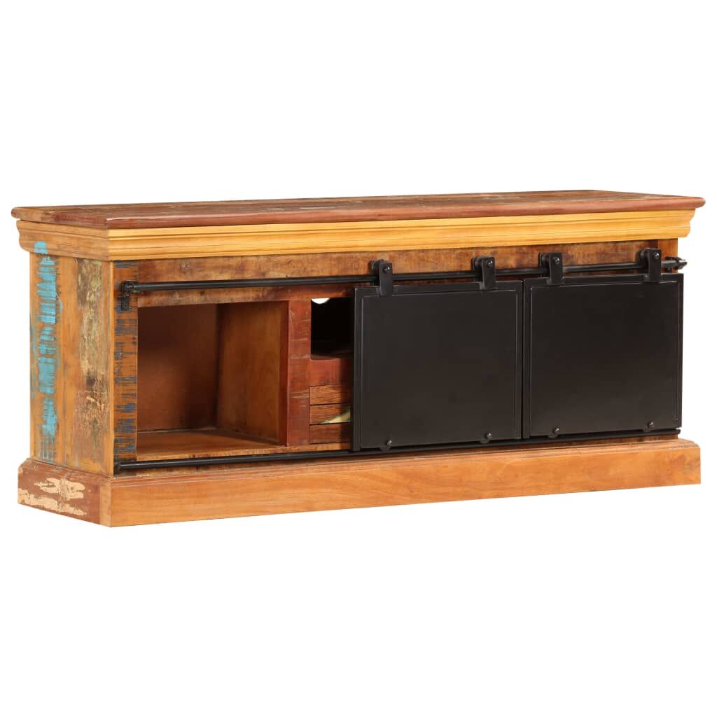 TV Cabinet 110x30x45 cm Solid Reclaimed Wood Price