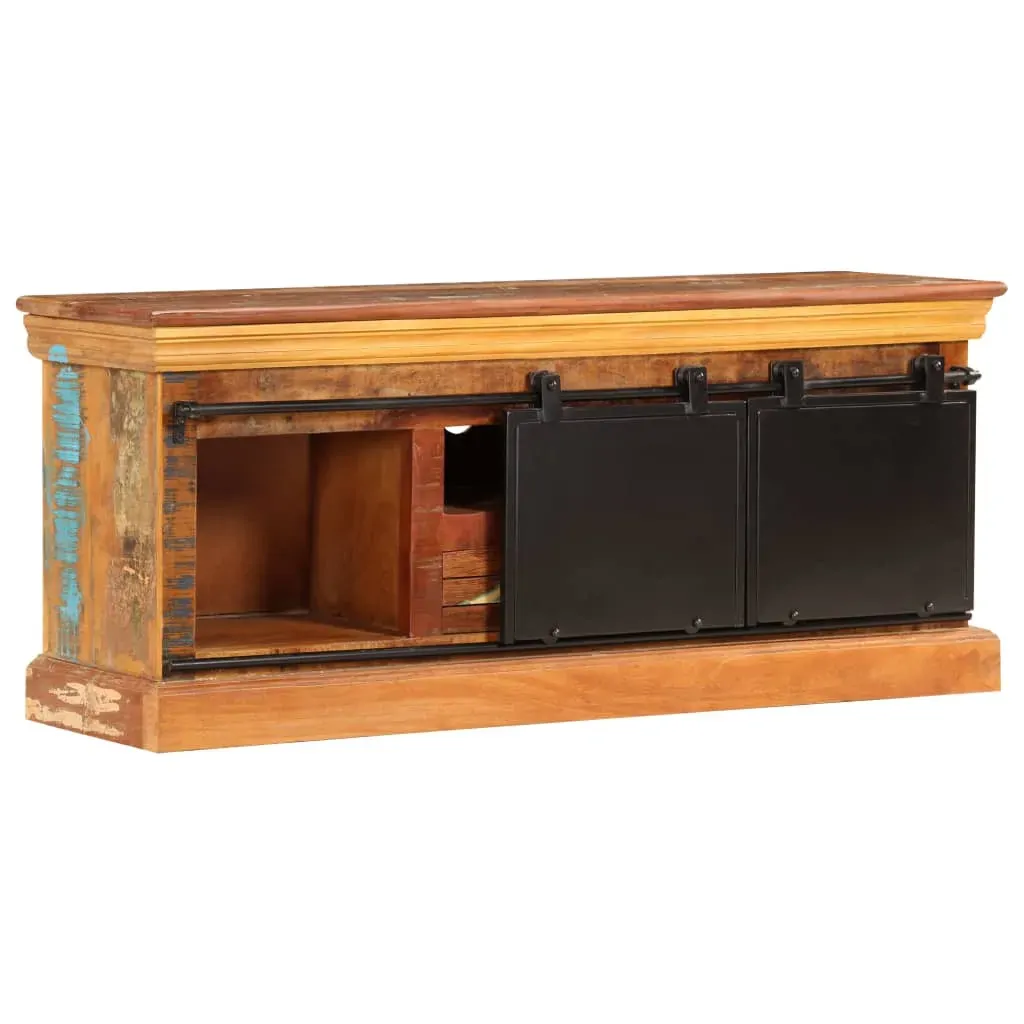 TV Cabinet 110x30x45 cm Solid Reclaimed Wood Price